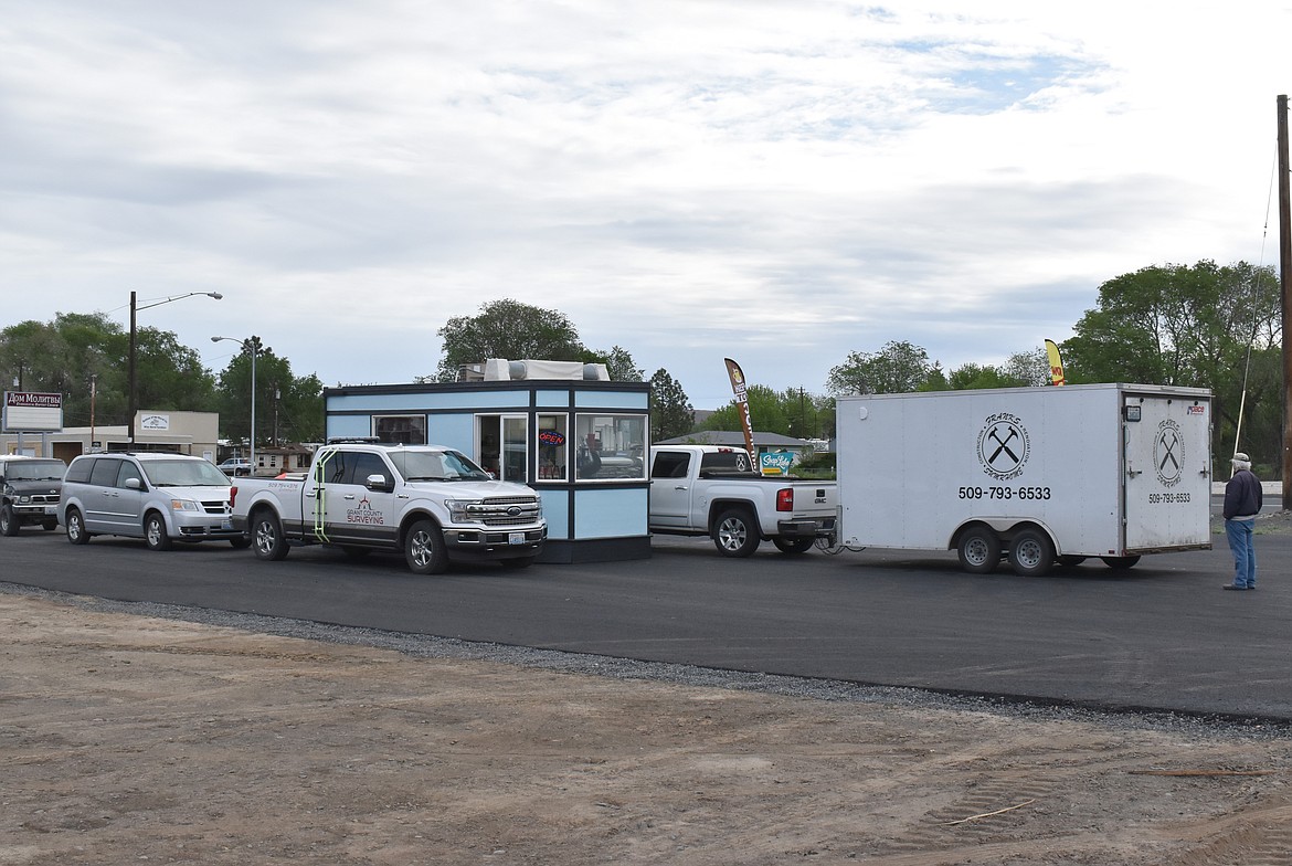 The Busy Bean was busy on its first day at its new location in Soap Lake on May 25.