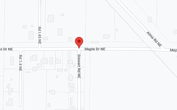 At about 1 p.m. Thursday, 29-year-old Isaiah Ramirez of Moses lake was arrested in association with a carjacking. Prior to his arrest, Ramirez reportedly barricaded himself in a small shed in the 9500 block of Maple Drive Northeast in Moses Lake, near the intersection with the red pin above.