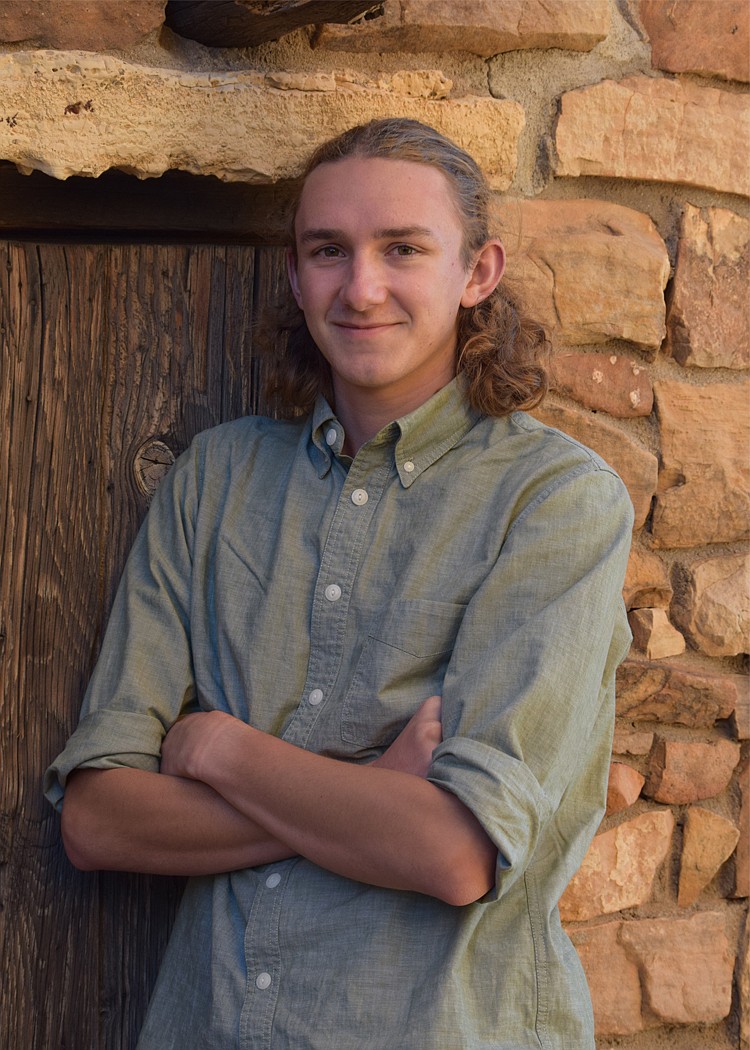 Elliot Sanford graduates with the Bigfork High School Class of 2022 on Saturday. (Courtesy photo)