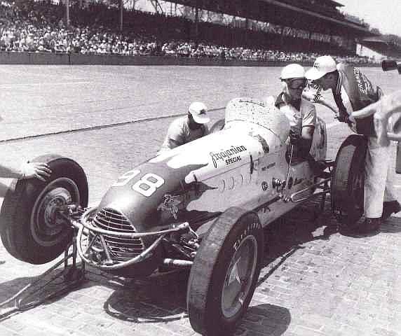 Courtesy photo
Troy Ruttman in his car in the pits during the 1952 Indianapolis 500.