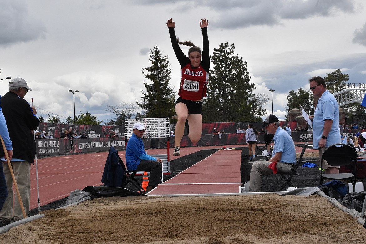 Lind-Ritzville senior Sydney Kinch placed 5th in the long jump finals.