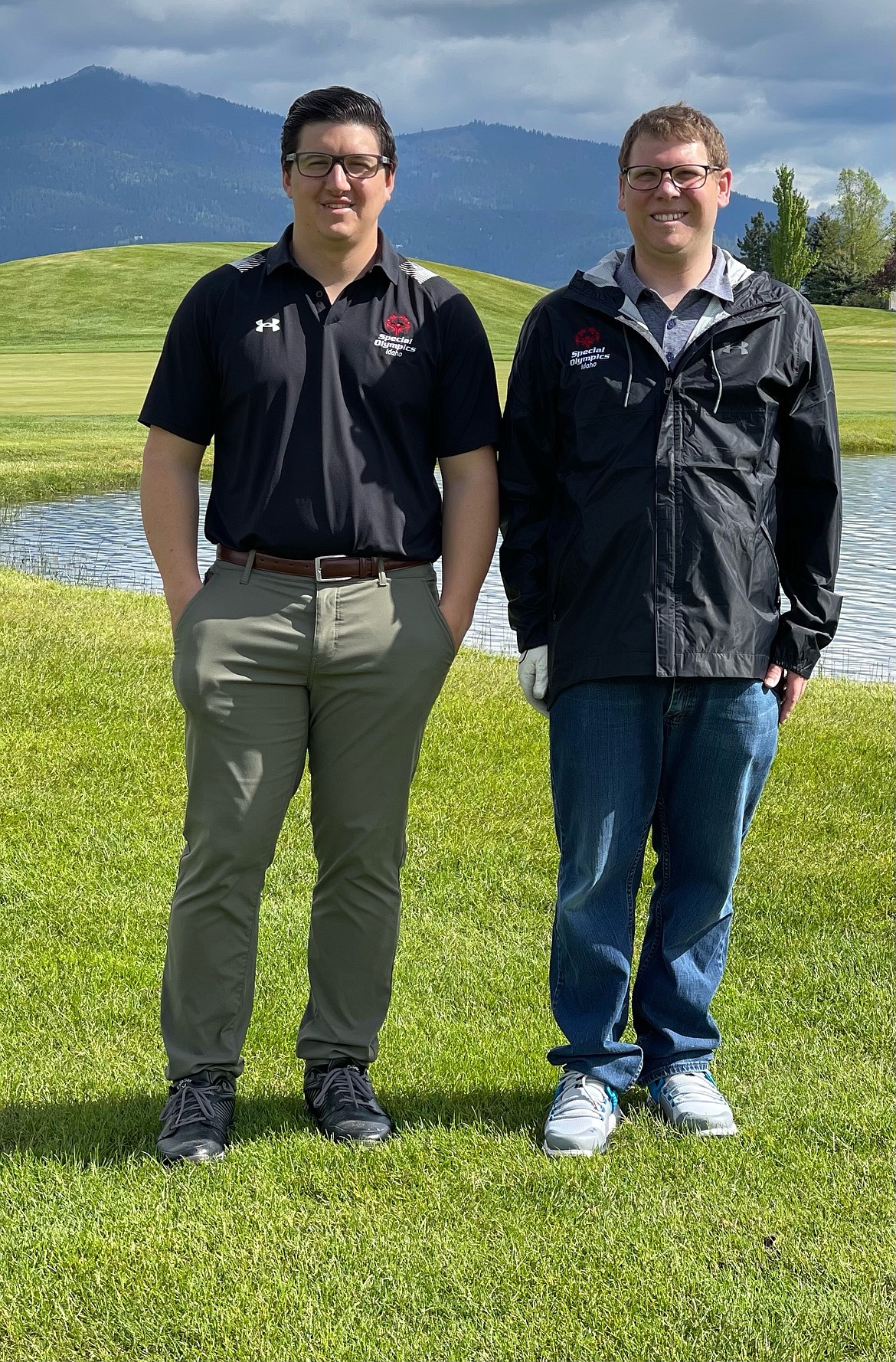 Special Olympics Idaho Athlete Jason Kerr of Coeur d'Alene (right) and partner Matthew Creighton, of Post Falls, are traveling this week to Orlando, Fla., to compete in the Special Olympics USA Games.