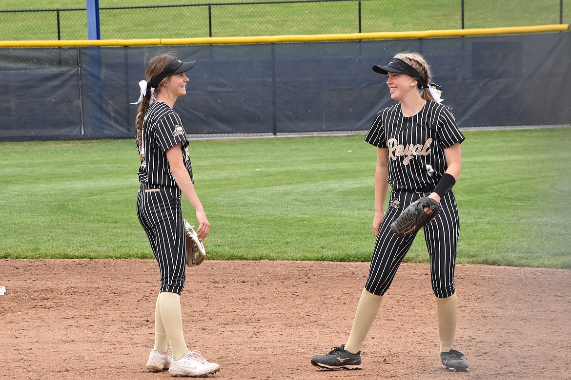 Despite taking a tough 10-0 loss in the first round of state, Royal softball players had moments where they celebrated the small victories of getting an opponent out.