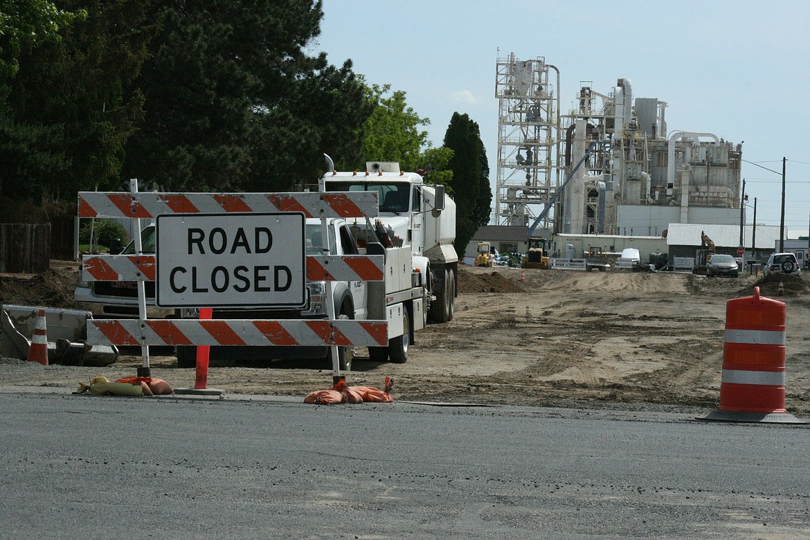 B Street Northeast in Quincy is closed to through traffic while it’s under construction.