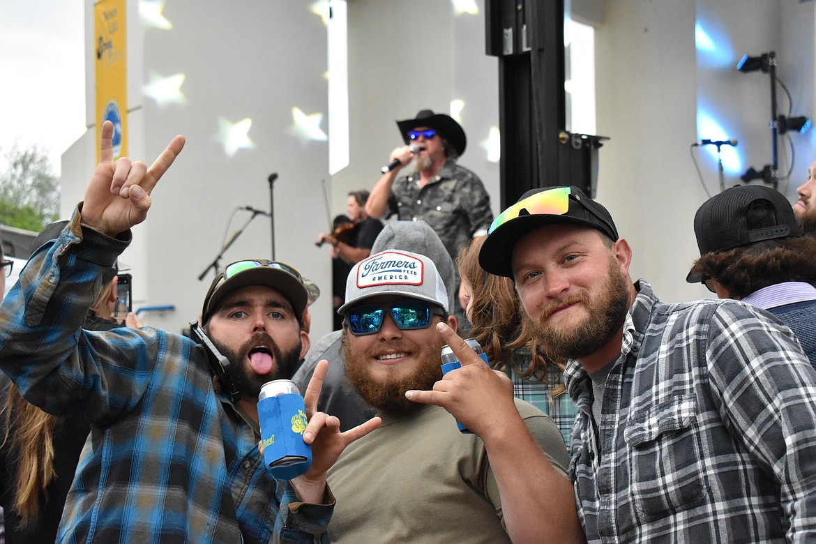 Attendees were able to get really close to the stage druing Colt Ford’s performance in McCosh Park on Sunday.