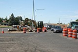 Roundabout at SR 17 and Grape Drive starts to take shape