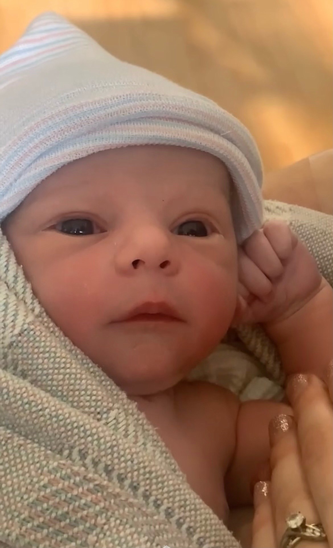 Calvin Vincent Scott, 7 pounds, 5 ounces.