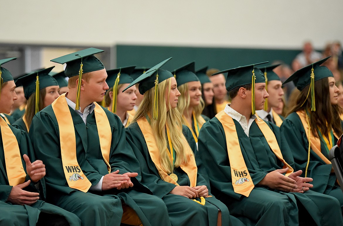Whitefish High School graduated 131 seniors with the Class of 2022 Saturday during a commencement ceremony at the high school gym. (Whitney England/Whitefish Pilot)
