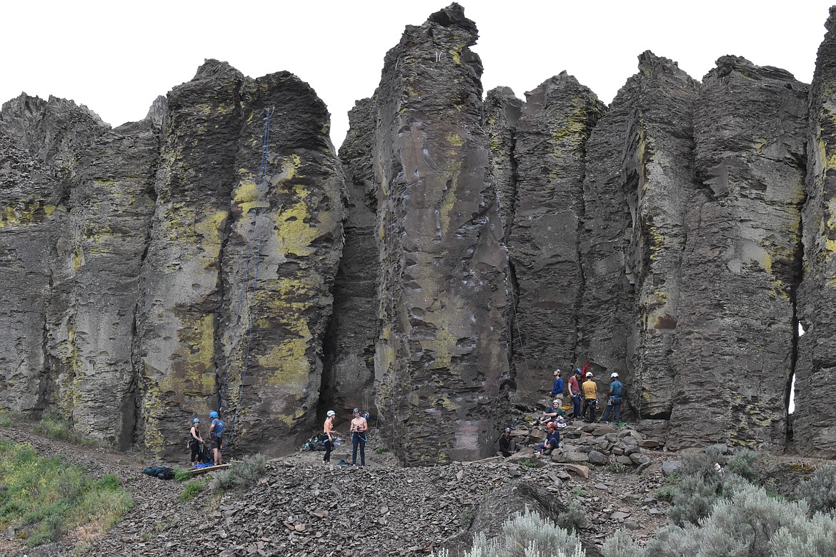 Frenchman Coulee is a popular spot for rock climbers and hikers throughout the summer.