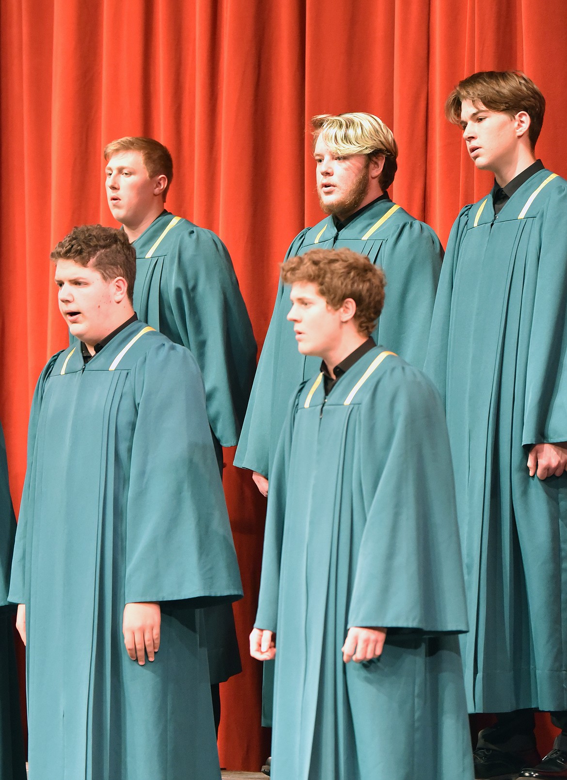 Members of the Whitefish High School Concert Choir perform at a recent concert. (Julie Engler/Whitefish Pilot)