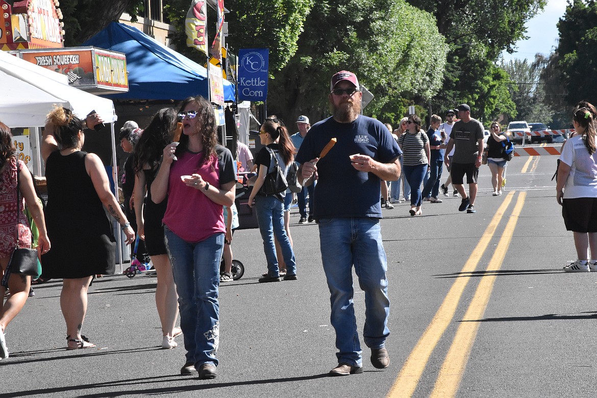 There were plenty of food options for attendees such as snow cones, kettle corn, corn dogs and more.