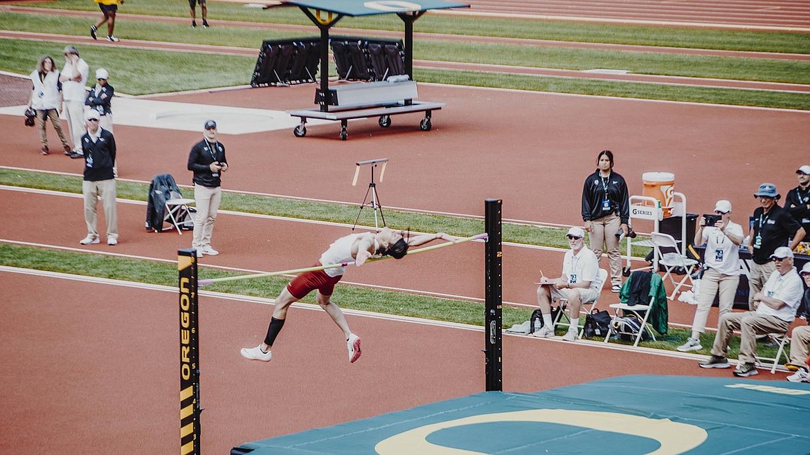 WSU graduate student Mitch Jacobson finished fifth at the NCAA Championships in Eugene, Oregon in the men’s high jump. He set a personal best of 2.21m in the event.