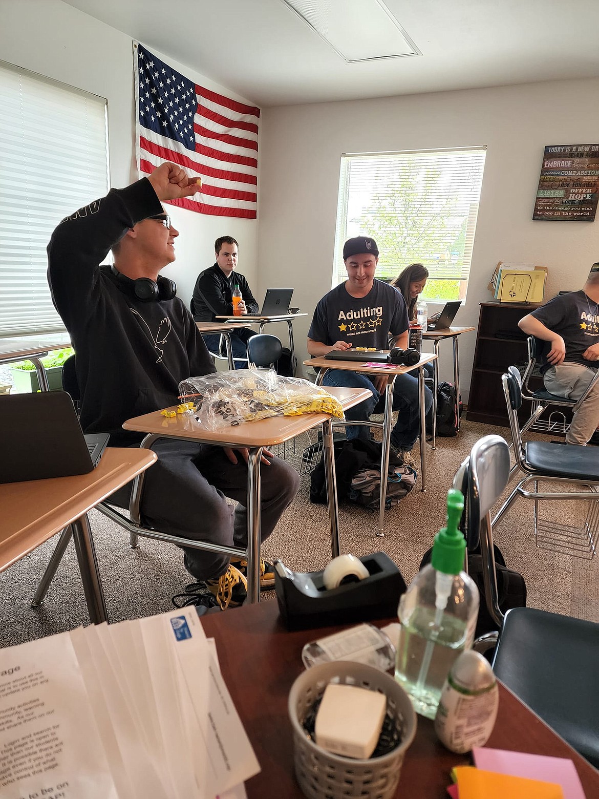 The Summit participants were getting cramped in their prior location which only had 11 desks for 14 students. The new facility, located near the old location, will allow for growth of the program.