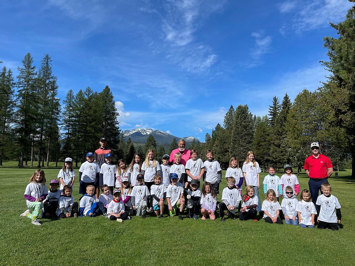Cabinet View Golf Course recently held its free junior golf clinic where young players learned the fundamentals of the game in a fun and positive environment from June 7-10. The clinic is open to youths ages 17 and under. They received instruction, a camp T-shirt, and awards. Equipment was provided at no charge. Cabinet View Golf Pro Jeff Dooley said it was the 12th year the junior camp has been held. He also thanked volunteers Dann Rohrer (Libby High School coach), Dean Thompson, Reece Malyevac and Teague Thompson.