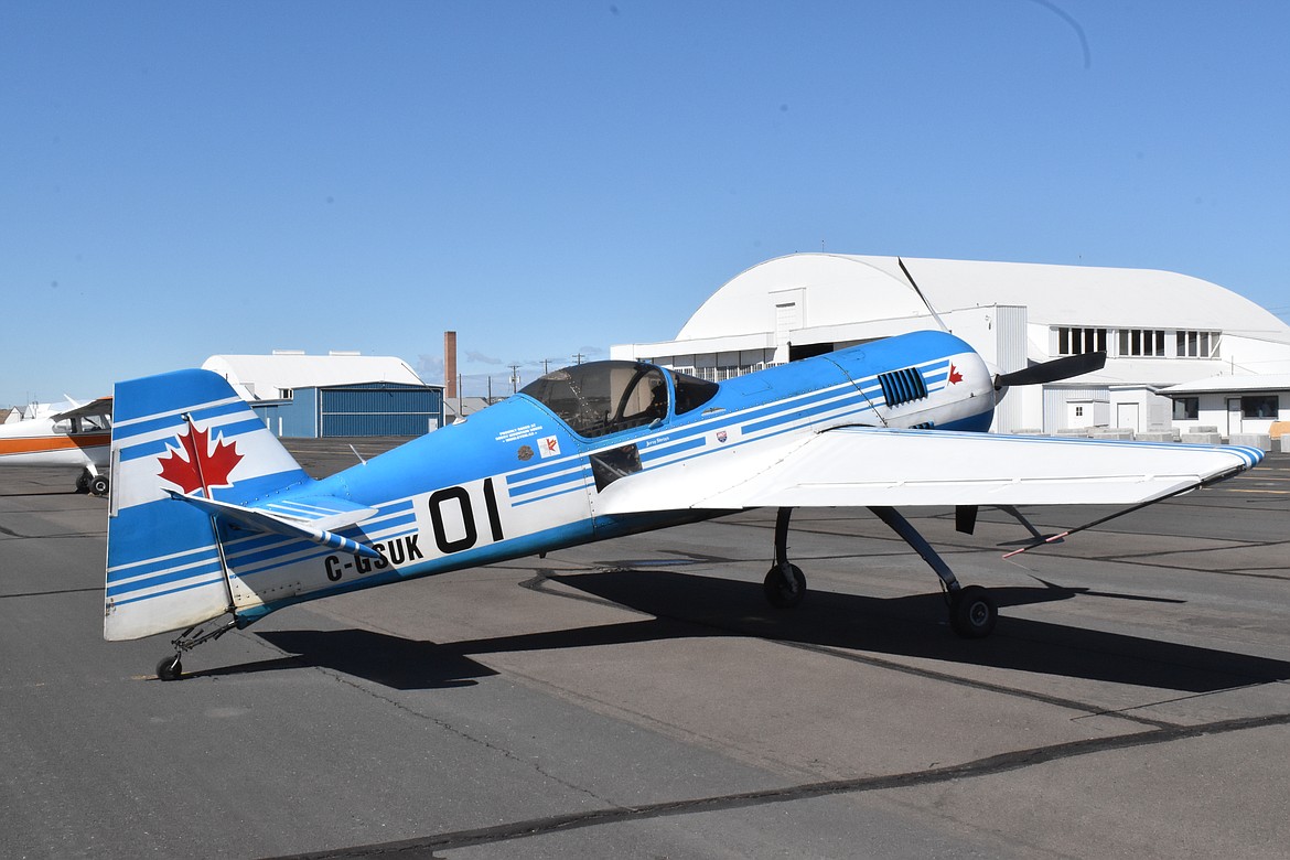 One competitor in the Apple Cup Contest was from Canada but flew a Russian designed and manufactured Sukhoi Su-26MX.