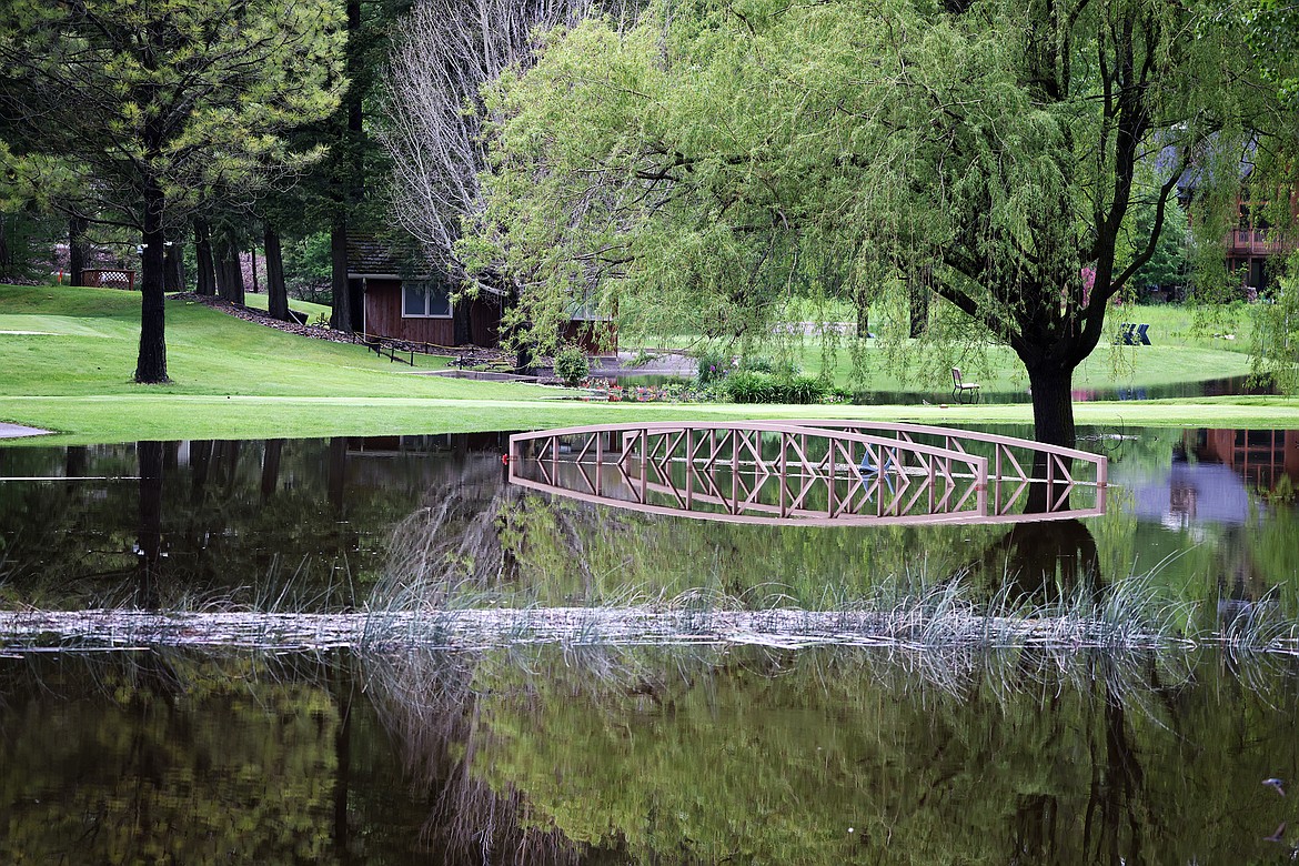 Flood waters cover Meadow Lake Golf Course in Columbia Falls Wednesday, June 15. (Jeremy Weber/Daily Inter Lake)