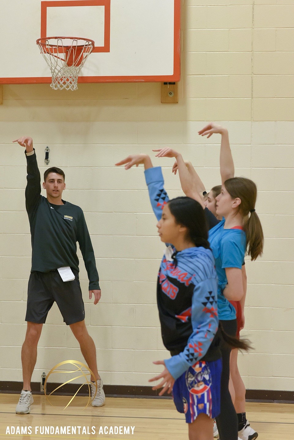 Adams Fundamentals Academy caters to the needs of boys and girls basketball players in fundamentals training.