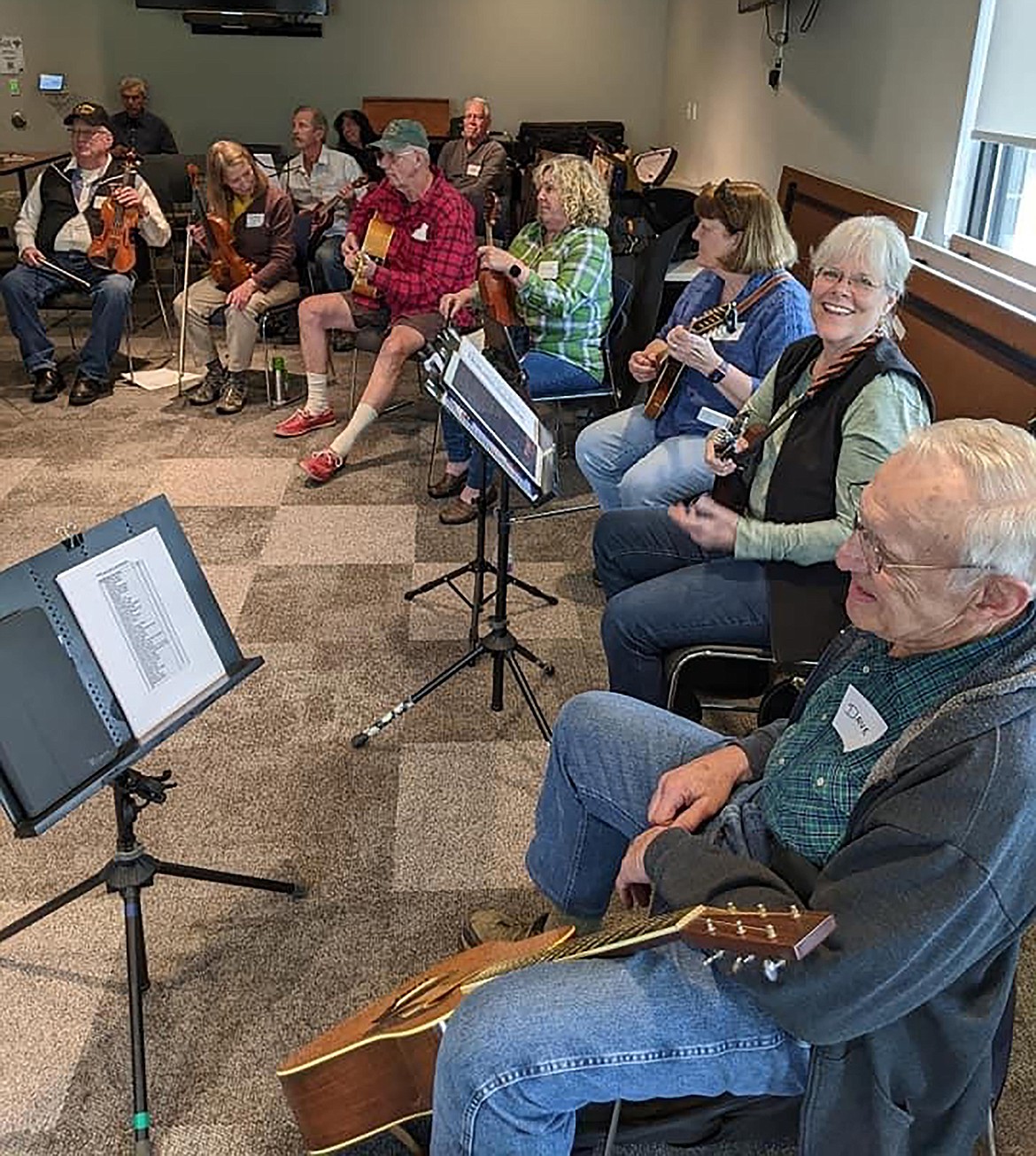 The local, Les Tucker Chapter of the Idaho Old-Time Fiddlers will meet for an acoustic jam session this Saturday, June 25, at 3 p.m. in Meeting Room B at the Sandpoint Branch of the East Bonner County Library. Last month, the inaugural jam brought more than 20 fiddlers, guitarists, banjo players, mandolins, ukuleles and a string bass player together to play for a group of about 25 listeners. Acoustic musicians and music lovers alike are welcome to join the fun. Information: 208-263-7234