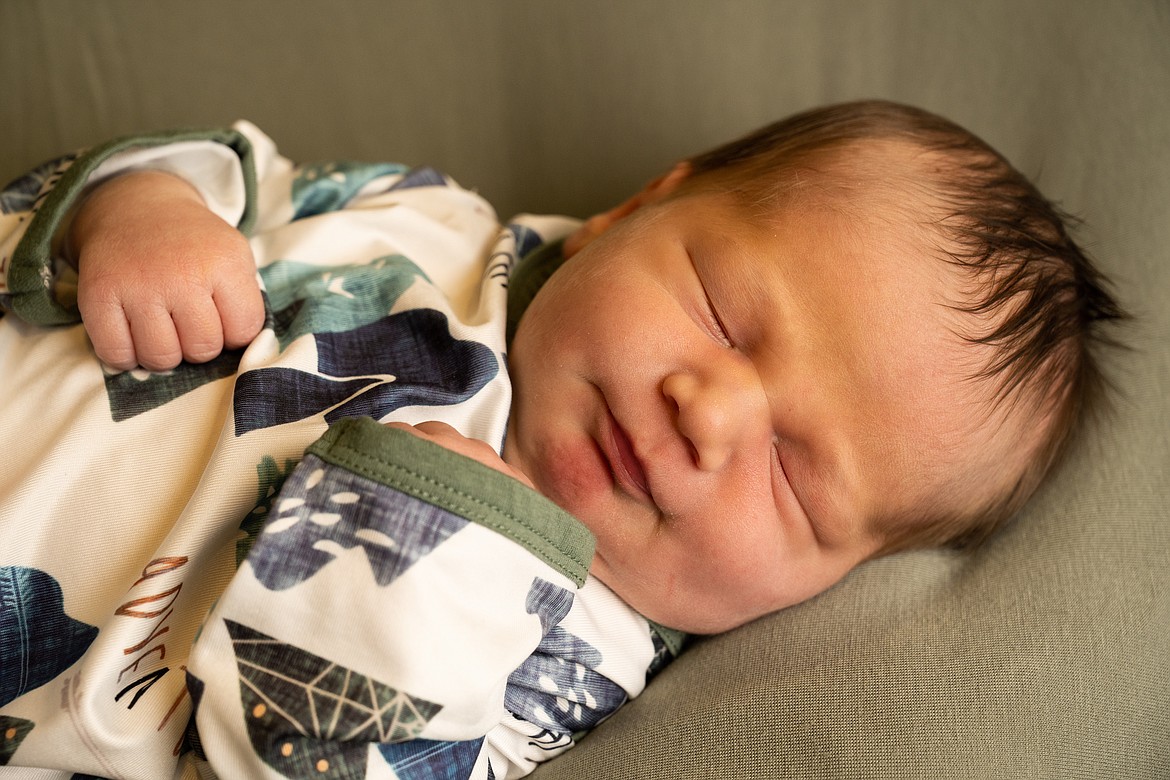 Travis and Zoe Moots welcomed a baby boy at 12:27 a.m. on June 15, 2022. Taz Moots weighed 8 pounds, 12 ounces. He was delivered by Dr. Taylor Williams.