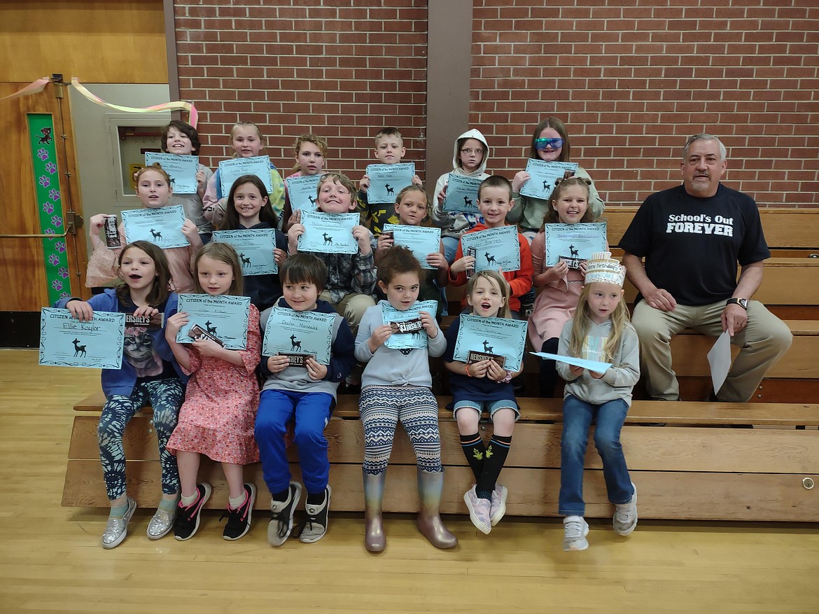 Pinehurst Elementary School June Students of the Month Shoshone News