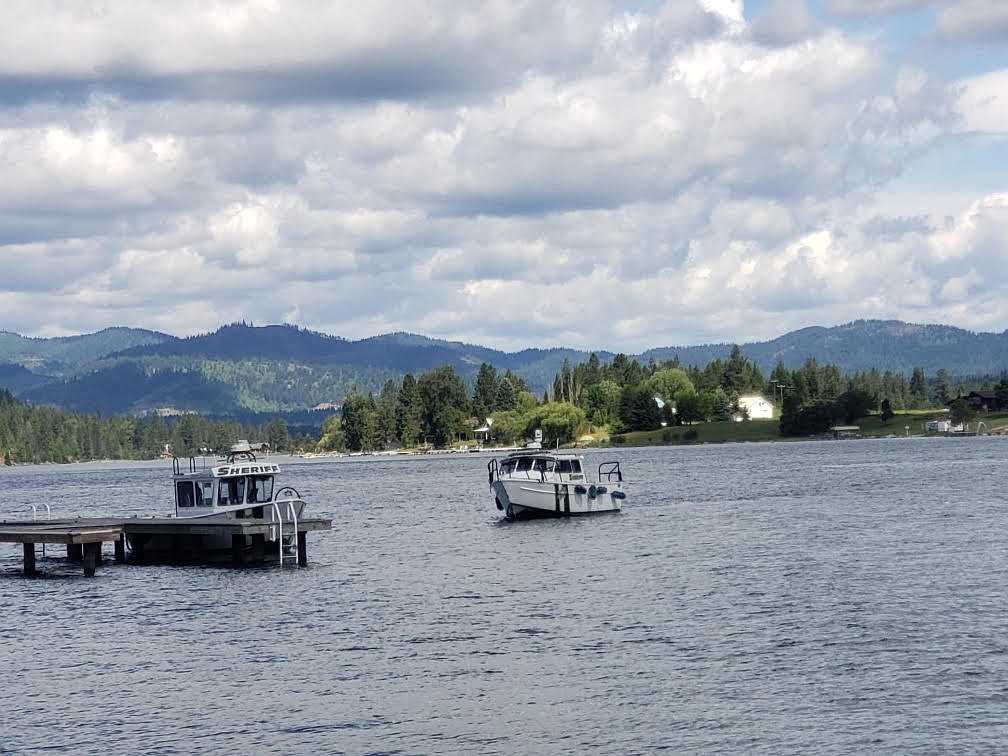 Bonner County Sheriff's Office marine units are pictured searching for missing boaters on the Pend Oreille River on Wednesday. All four men have been found and identified.