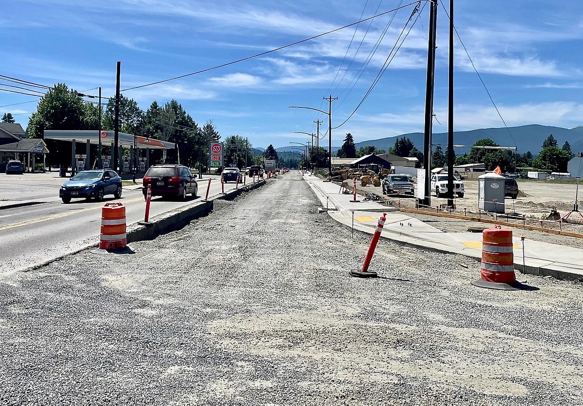 Hwy 95 southbound lane.