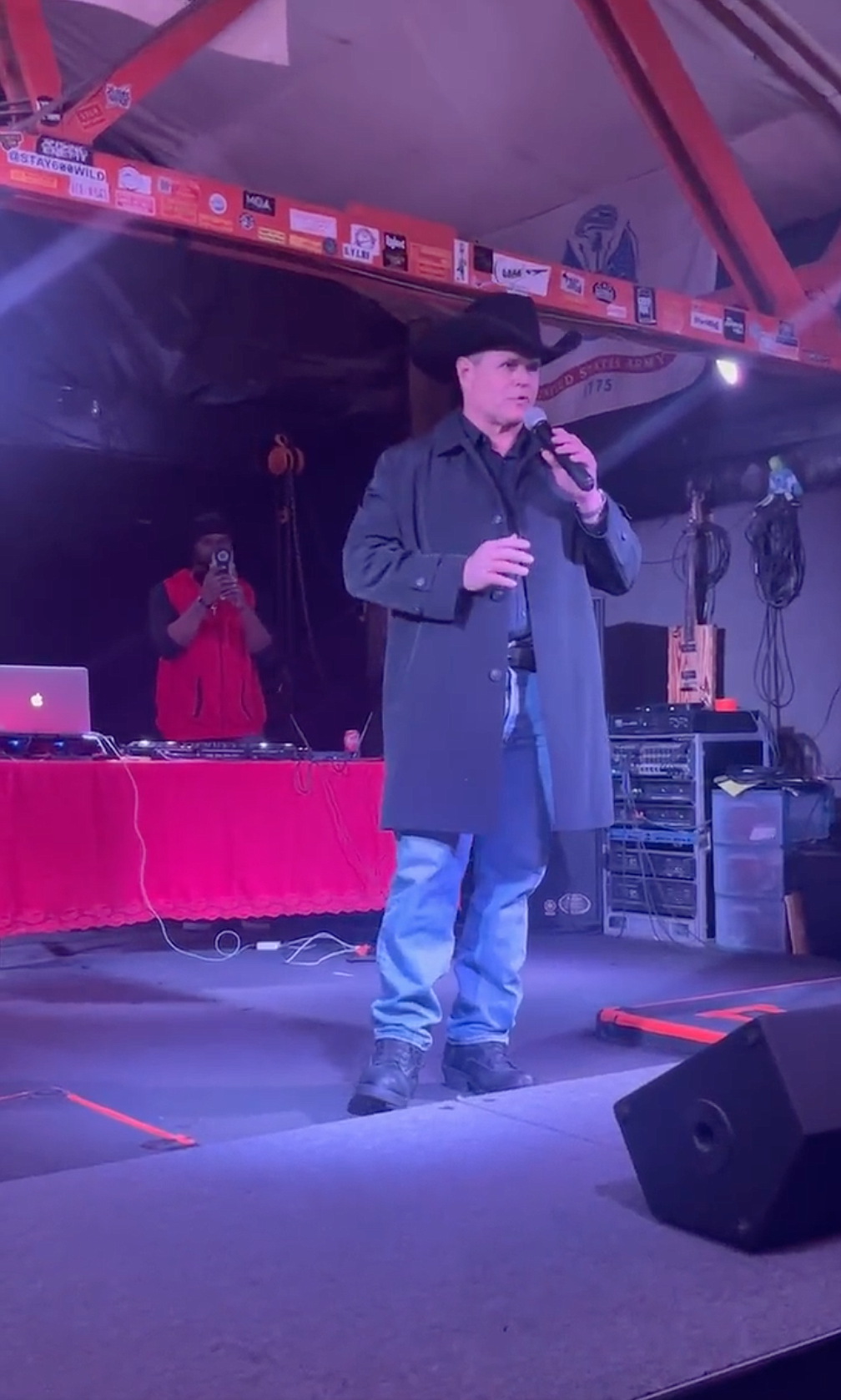 A video showing Kootenai County Sheriff Bob Norris at a political event in April has circulated online.