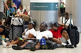 Holiday getaway pushes US airport traffic to pandemic high