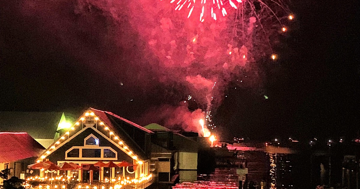 Stand alone.... Bayview fireworks Coeur d'Alene Press