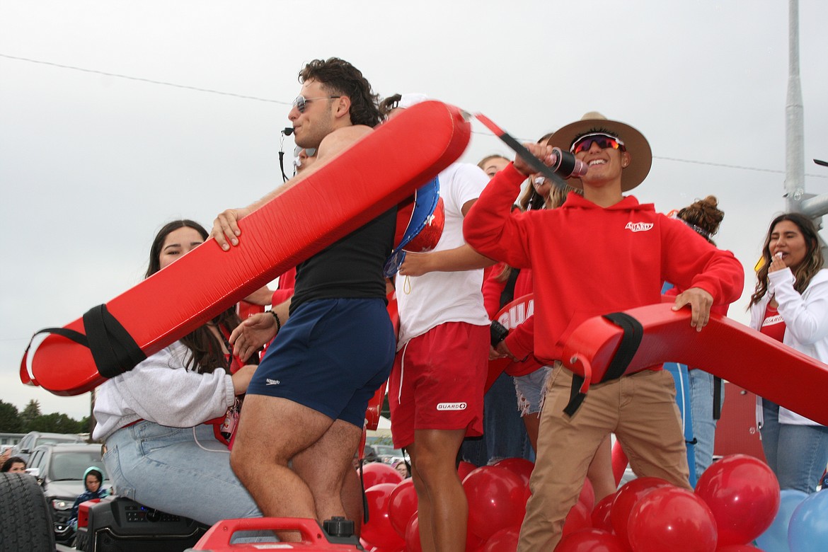 The lifeguards from the Othello Community Pool rocked out on the July 4 parade float.