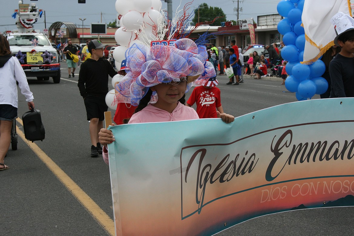 The July 4 parade in Othello brought out patriotic and elaborate hats.