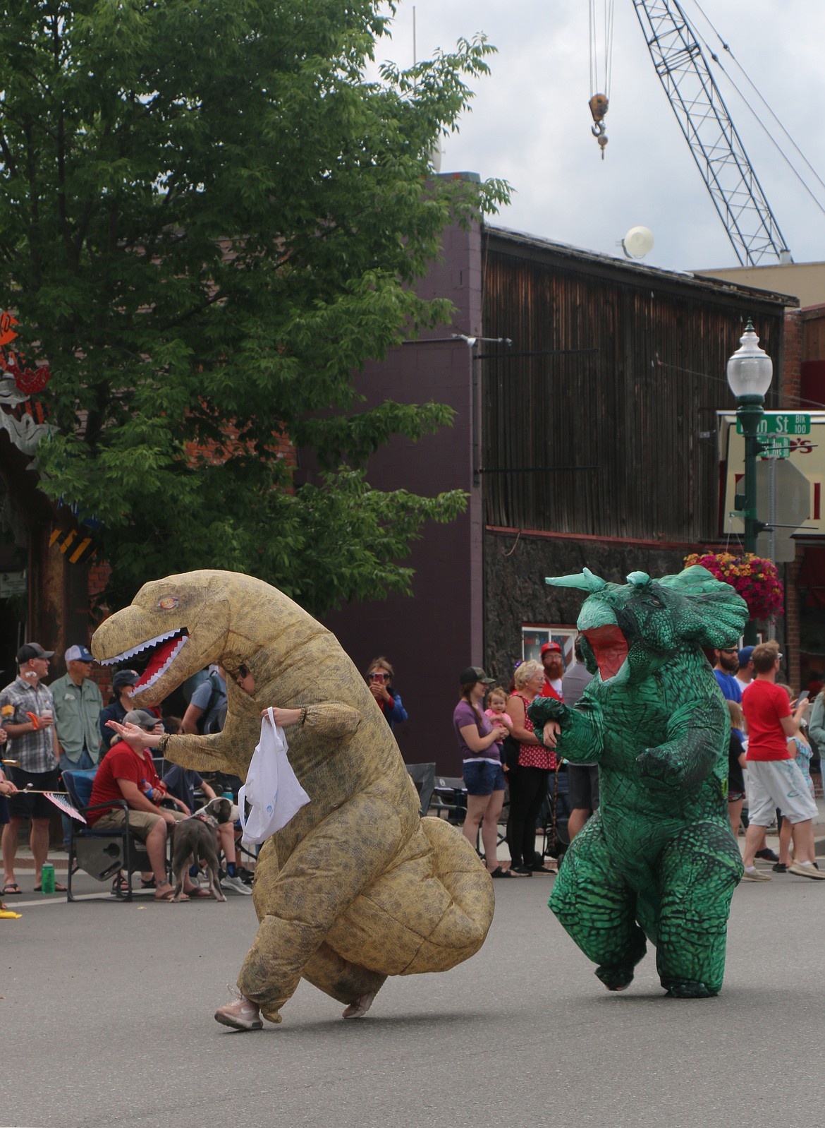 An entrant in the Sandpoint Lions' Grand Parade during Monday's Fourth of July celebration.