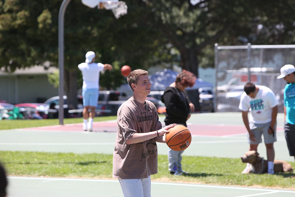 Faces on the basketball courts were full of smiles, as friendly competitions stemmed from the three-on-three tournament.