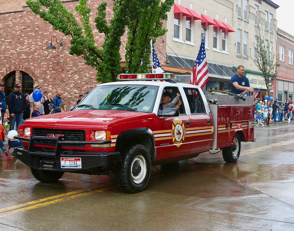 Paradise Valley Fire District at the Fourth of July Parade.