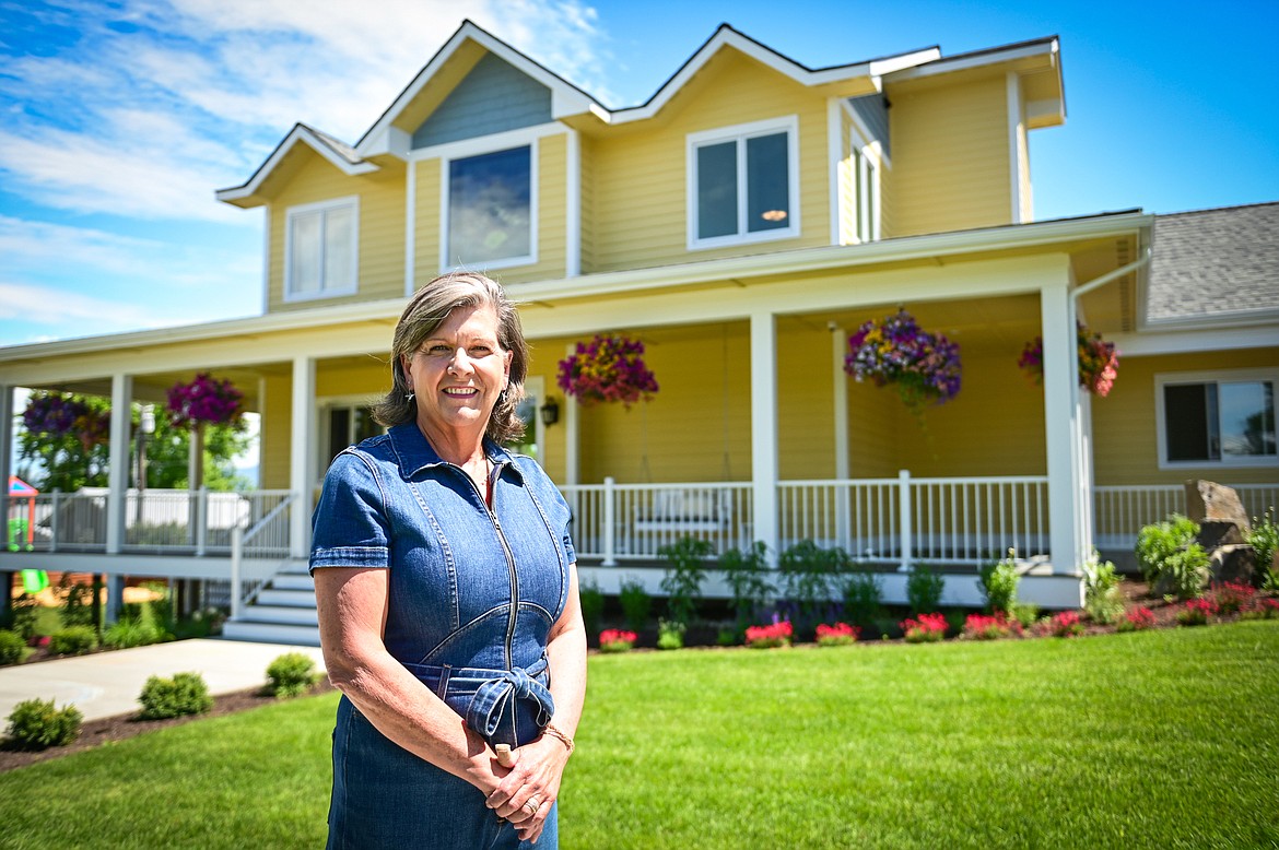 Executive Director and Founder Lori Williamson outside Sunshine Factory in Kalispell on Thursday, July 7. (Casey Kreider/Daily Inter Lake)