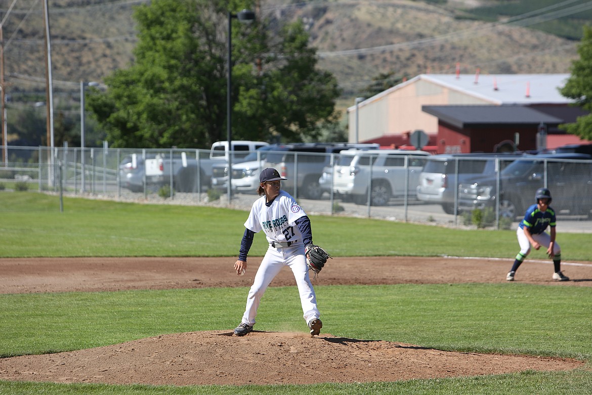 Riverdog pitcher Eli Nash “shut them down most of the game,” his head coach said.