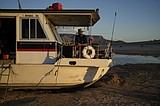 Withering drought shows Lake Mead boat graveyard