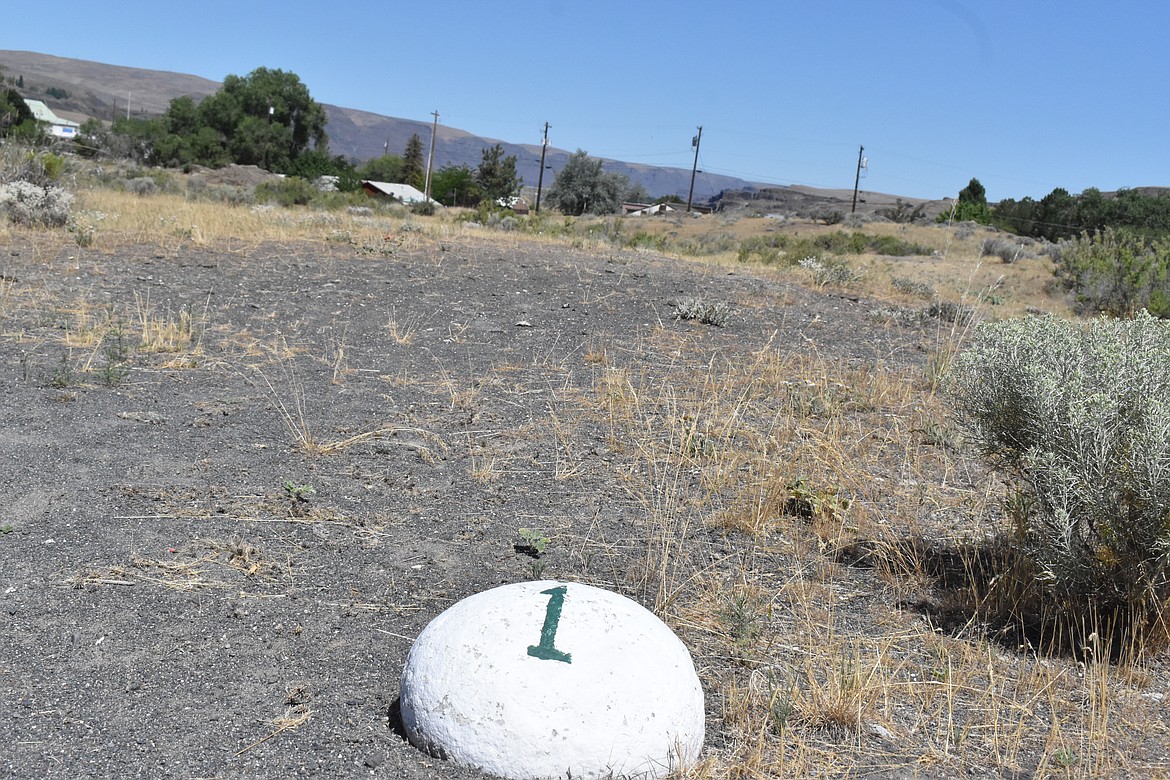 The rustic Lava Links Golf Course sits among the sagebrush, rocks and desert vegetation, where the “greens” are not green but rather sand.