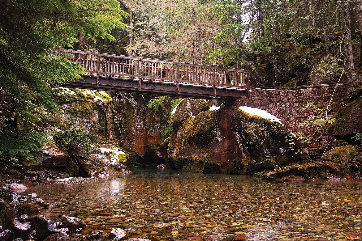 Photo courtesy Hungry Horse News
The bridge over Avalanche Creek just outside the Avalanche Creek campground. The campground will not open this year due to a staff shortage in Glacier.