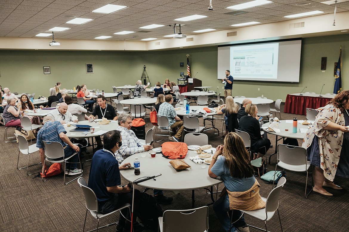 About 150 people attended the first Accessibility Camp Coeur d’Alene virtually or in person in August 2021 at North Idaho College’s main campus. This year's camp is Aug. 3 and 4. Registration closes July 29.