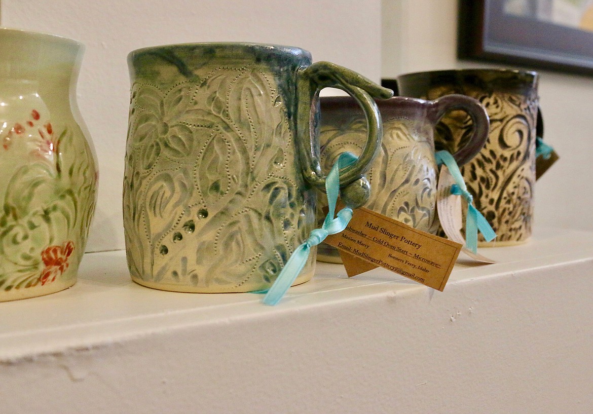 Some pottery available at Naples Gallery.