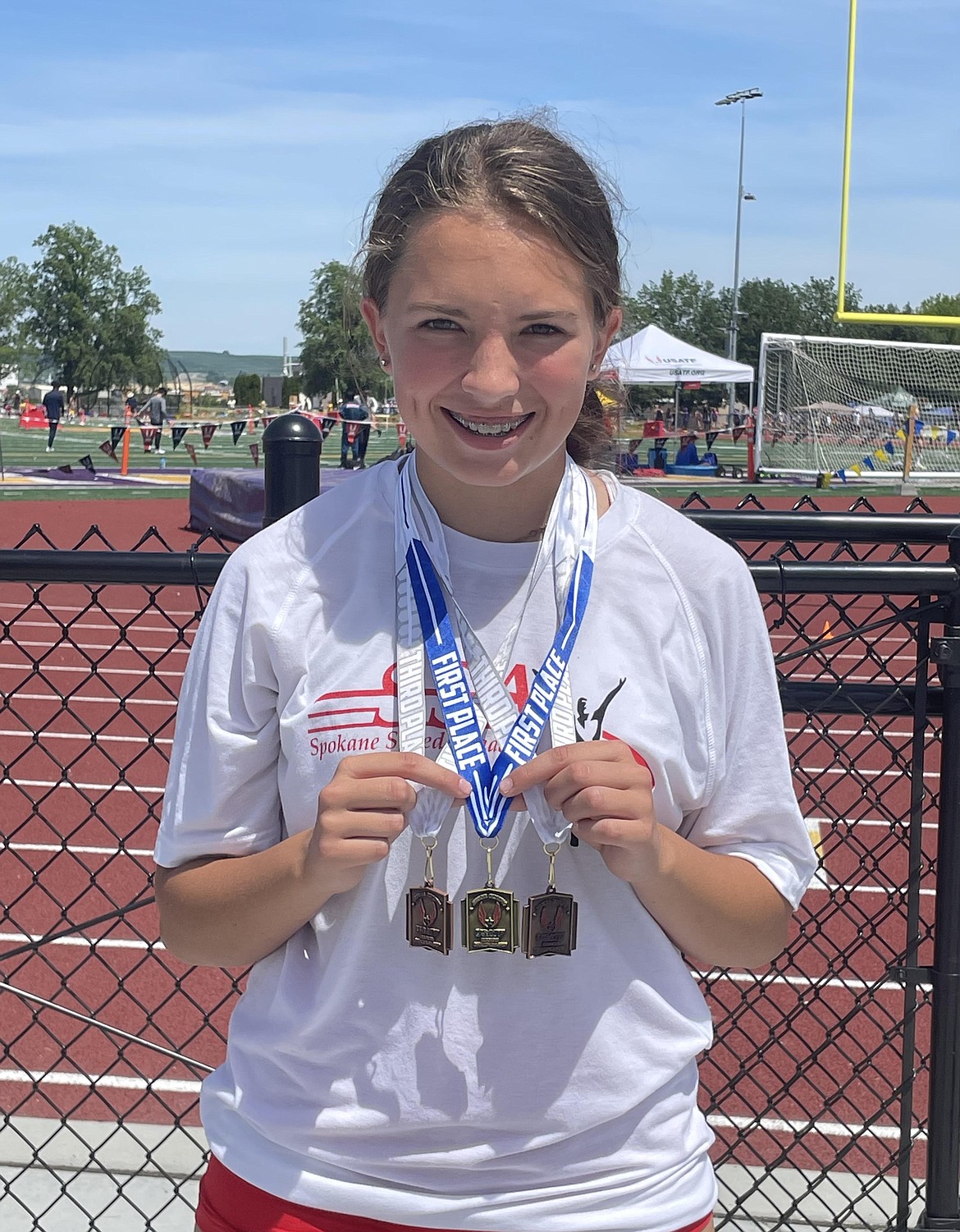Moses Lake’s Paige Perkins will be competing at the 2022 USATF National Junior Olympic Track and Field Championships in Sacramento, California later this month.
