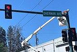 City installing overhead detection systems on Sherman Avenue