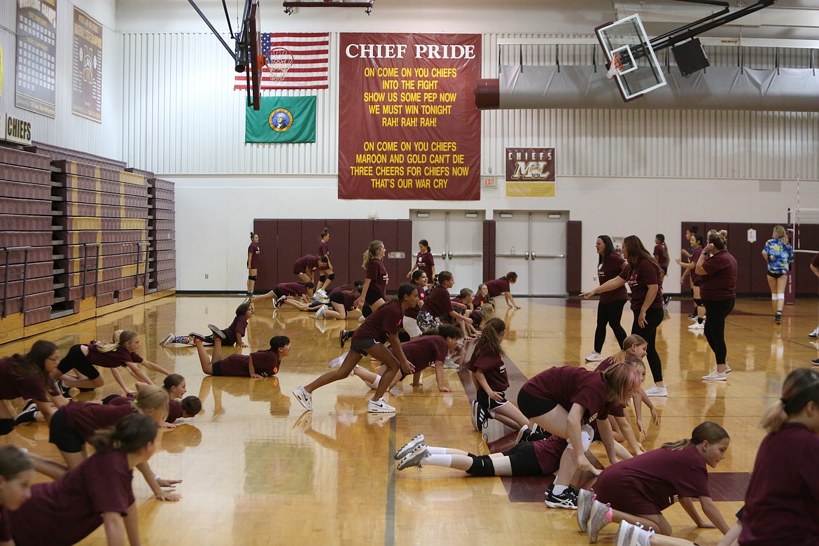 Campers focused on different skills each day, practicing diving on Thursday.