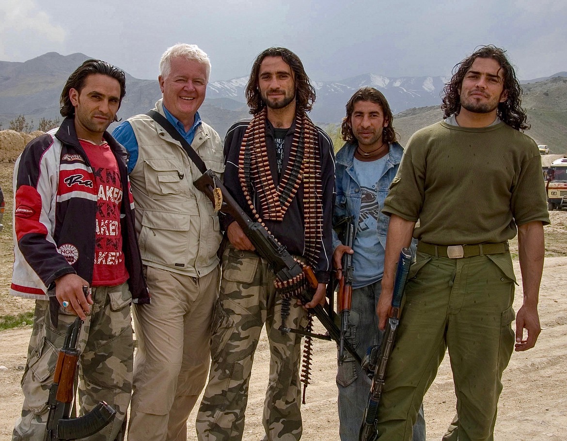 Budd MacKenzie with friends in Afghanistan (Courtesy photo)