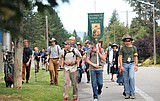 Catholics on pilgrimage to Cataldo