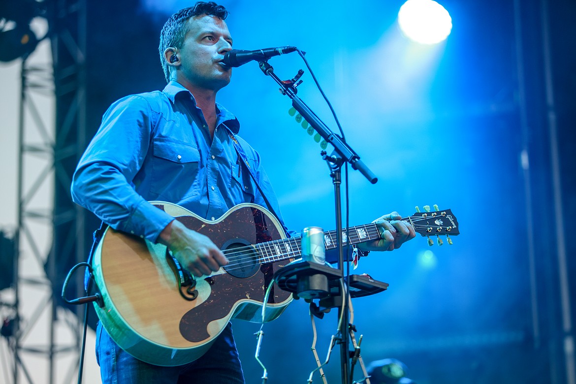 Evan Felker performs with Turnpike Troubadours at Under the Big Sky in Whitefish on Friday, July 15, 2022. (JP Edge photo)