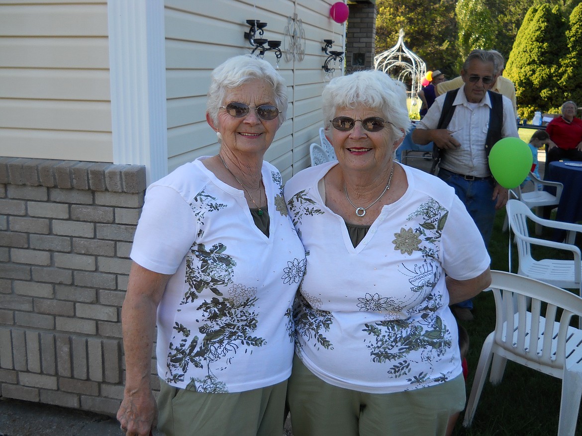 Jill Jackson, left, and Jackie Kannegaard; 90th Birthdays