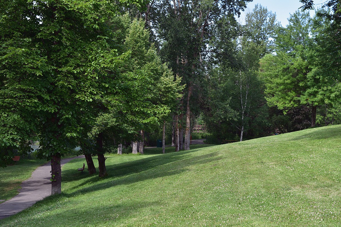 Whitefish's Riverside Park on July 14, 2022. (Julie Engler/Whitefish Pilot)