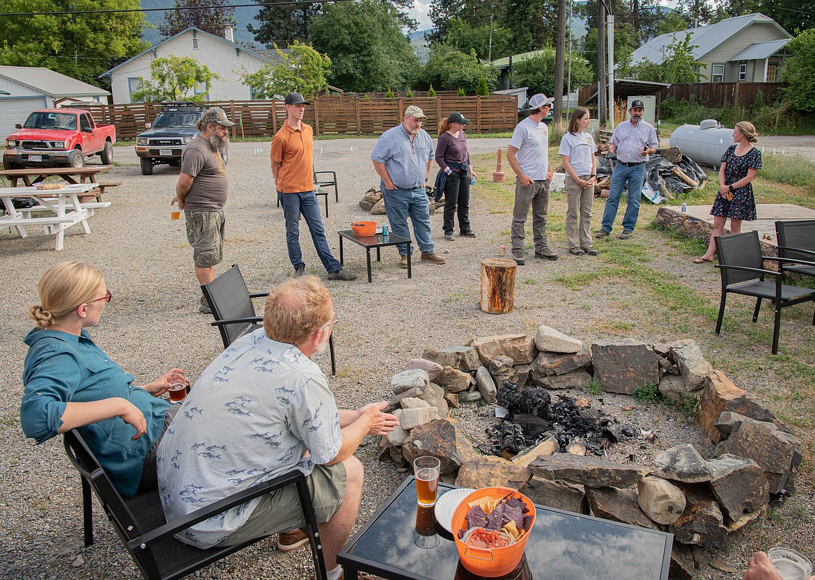 Representatives from Green Diamond Resource Company and The Trust For Public Lands hold a community meeting in Thompson Falls about a proposed conservation easement. (Tracy Scott/Valley Press)